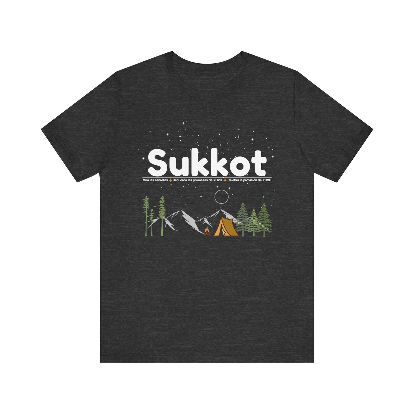 SUKKOT - MIRA LAS ESTRELLAS | Faithwear, Unisex Jersey Short Sleeve Tee